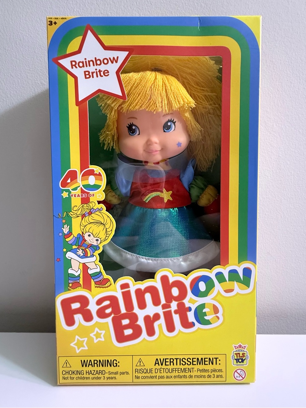 NEW Rainbow Brite 40th Anniversary 12" Threaded Hair Plush Doll Loyal Subjects